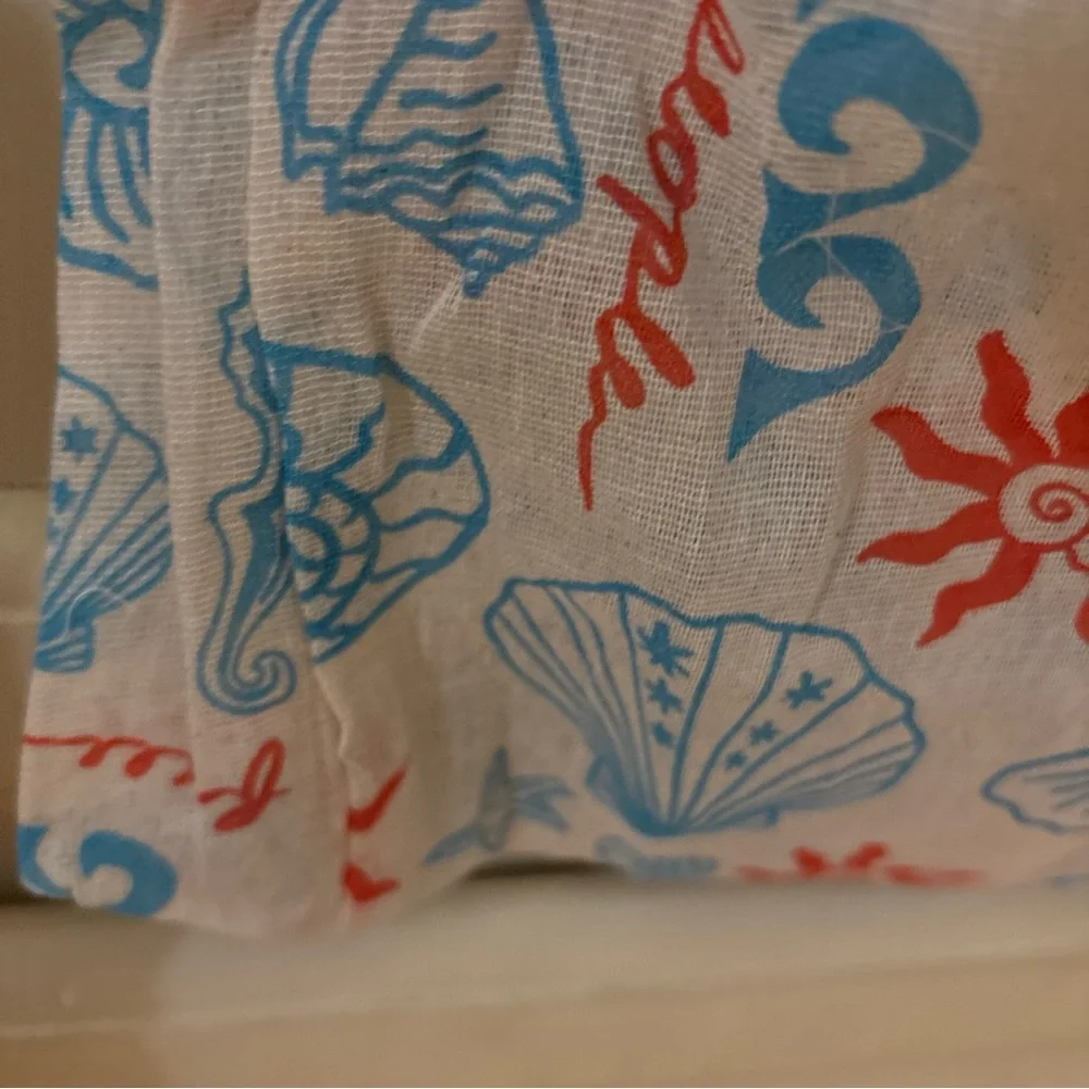 Seashell Print Tote Bag FREE PEOPLE - Picture 5 of 6